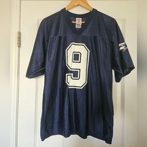 NFL Players Cowboys Authentic Apparel Tony Romo #9 Home Jersey- Medium
